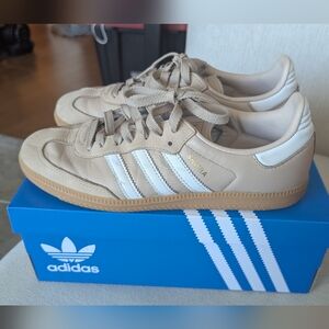 Adidas OG Samba Taupe/White